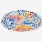 Ukrainian folk art pattern papieren bordje (Gekanteld)