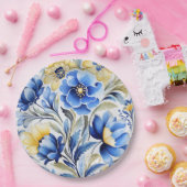 Ukrainian folk art pattern papieren bordje (Feest)