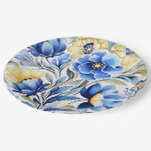 Ukrainian folk art pattern papieren bordje (Gekanteld)