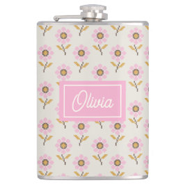 Ukrainian Folk Cross Stitch Floral Pattern Heupfles