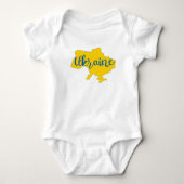 Ukrainian map and lettering  romper (Voorkant)
