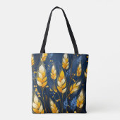 Ukrainian motifs tote bag (Achterkant)