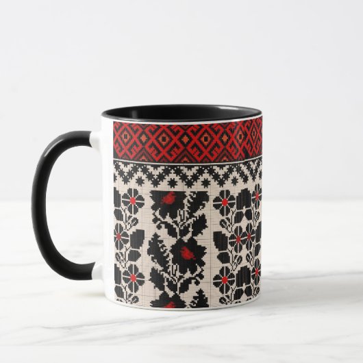 Ukrainian traditional vushuvanka folk art pattern. mok (Links)