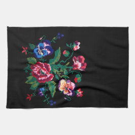 Ukrainian traditional vushuvanka folk art pattern theedoek