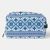 Ukrainian traditional vushuvanka folk art pattern toilettasje (Achterkant)