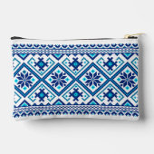 Ukrainian traditional vushuvanka folk pattern blue etui (Achterkant)