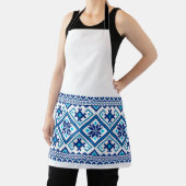 Ukrainian vushuvanka folk art All-Over Print Apron Schort (Insitu)