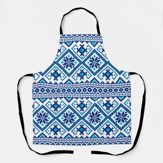 Ukrainian vushuvanka traditional folk art pattern. schort (Voorkant)