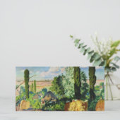 Ukrains Landschap (Boerderijen op het platteland)  Kaart (Staand voorkant)