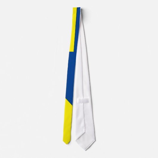Ukranian Flag Neck Tie Stropdas (Achterkant)