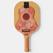 Ukulele aangepast monogram pickleball paddle (Voorkant)