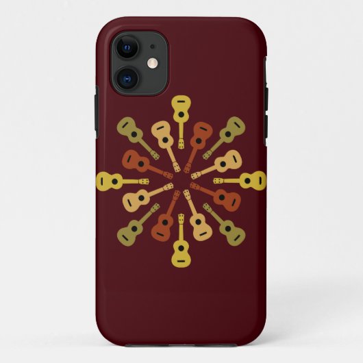 Ukulele aangepaste iPhone case-mate Case (Achterkant)
