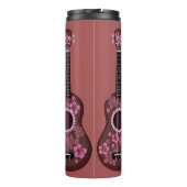 Ukulele aangepaste naam tumbler thermosbeker (Achterkant)