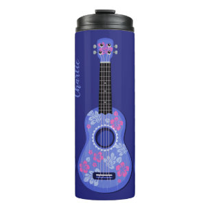 Ukulele aangepaste naam tumbler thermosbeker