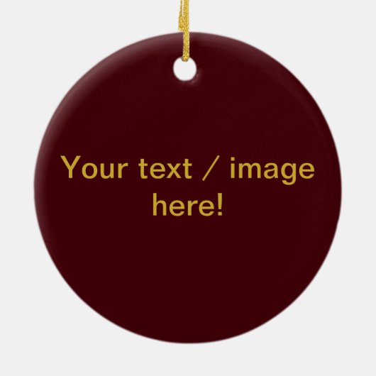 Ukulele aangepaste versiering keramisch ornament (Achterkant)