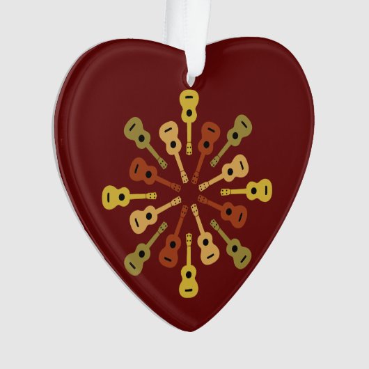 Ukulele aangepaste versiering ornament (voorkant)