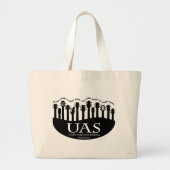Ukulele Acquisitiesyndroom Grote Tote Bag (Voorkant)