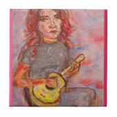 ukulele art tegeltje (Voorkant)