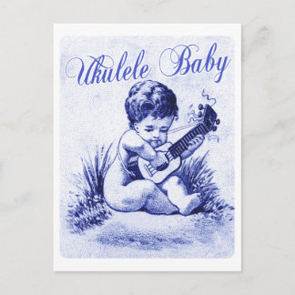 Ukulele Baby Briefkaart