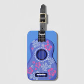 Ukulele Bagagelabel (Voorkant (verticaal))