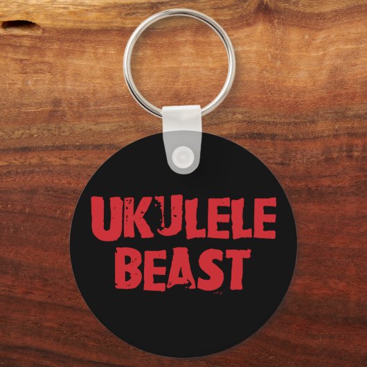 Ukulele Beast Sleutelhanger (Voorkant)