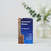 ukulele.blue ~ visitekaartje (Staand voorkant)