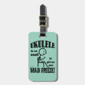 Ukulele, Brain Freeze Bagagelabel (Voorkant verticaal)