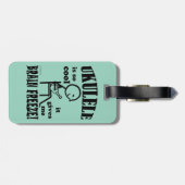 Ukulele, Brain Freeze Bagagelabel (Achterkant horizontaal)