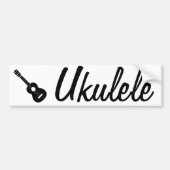 ukulele bumpersticker (Voorkant)