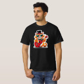 Ukulele Cat Serenade T-shirt (Voorkant volledig)