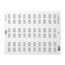 Ukulele Chord Chart 4-Fret Black Sjabloon Stickers