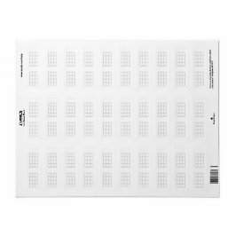 Ukulele Chord Chart 4-Fret Grey Sjabloon Stickers