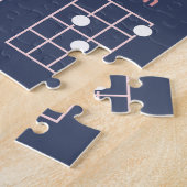 Ukulele Chord Families Navy & Blush Reference Hard Legpuzzel (Zijkant)