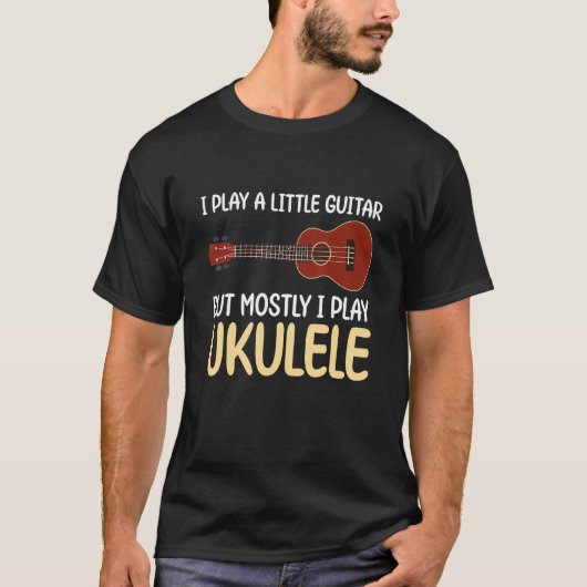 Ukulele Concert Elektrische Ukulele Pun Kleine Gui T-shirt (Voorkant)