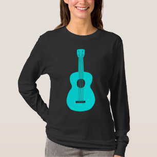 Ukulele - Cyaan T-shirt