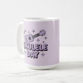 Ukulele-dagmok Koffiemok (Voorkant links)