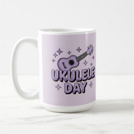 Ukulele Day Mug Koffiemok