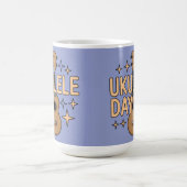 Ukulele Day Mug Koffiemok (Center)