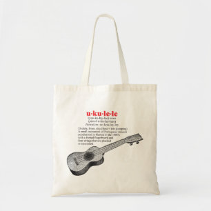 Ukulele Definition Canvas tas
