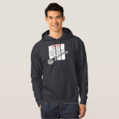 Ukulele Definition dark hoodie (Voorkant volledig)