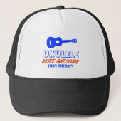 Ukulele design trucker pet (Voorkant)