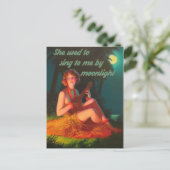 Ukulele door Moonlight Briefkaart (Staand voorkant)