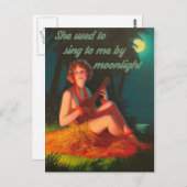 Ukulele door Moonlight Briefkaart (Voorkant / Achterkant)