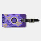 Ukulele douane bagagelabel (Voorkant horizontaal)