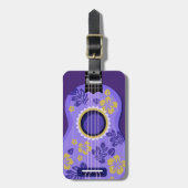 Ukulele douane bagagelabel (Voorkant verticaal)