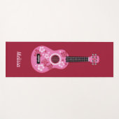 Ukulele douanenaam yoga mat (Voorkant (horizontaal))