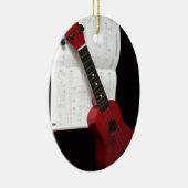 Ukulele en Songbook Keramisch Ornament (Rechts)