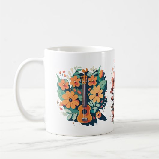 Ukulele Enthusiast Mug Koffiemok (Links)