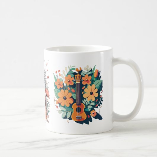 Ukulele Enthusiast Mug Koffiemok (Rechts)