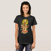 Ukulele Flower Aloha Hawaii Trendy  Sunset T-shirt (Voorkant volledig)